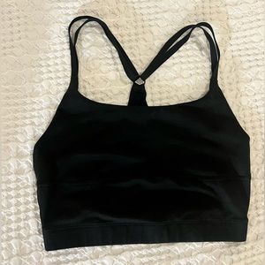 Outdoor Voices Flow Crop Top - Size Small - Black